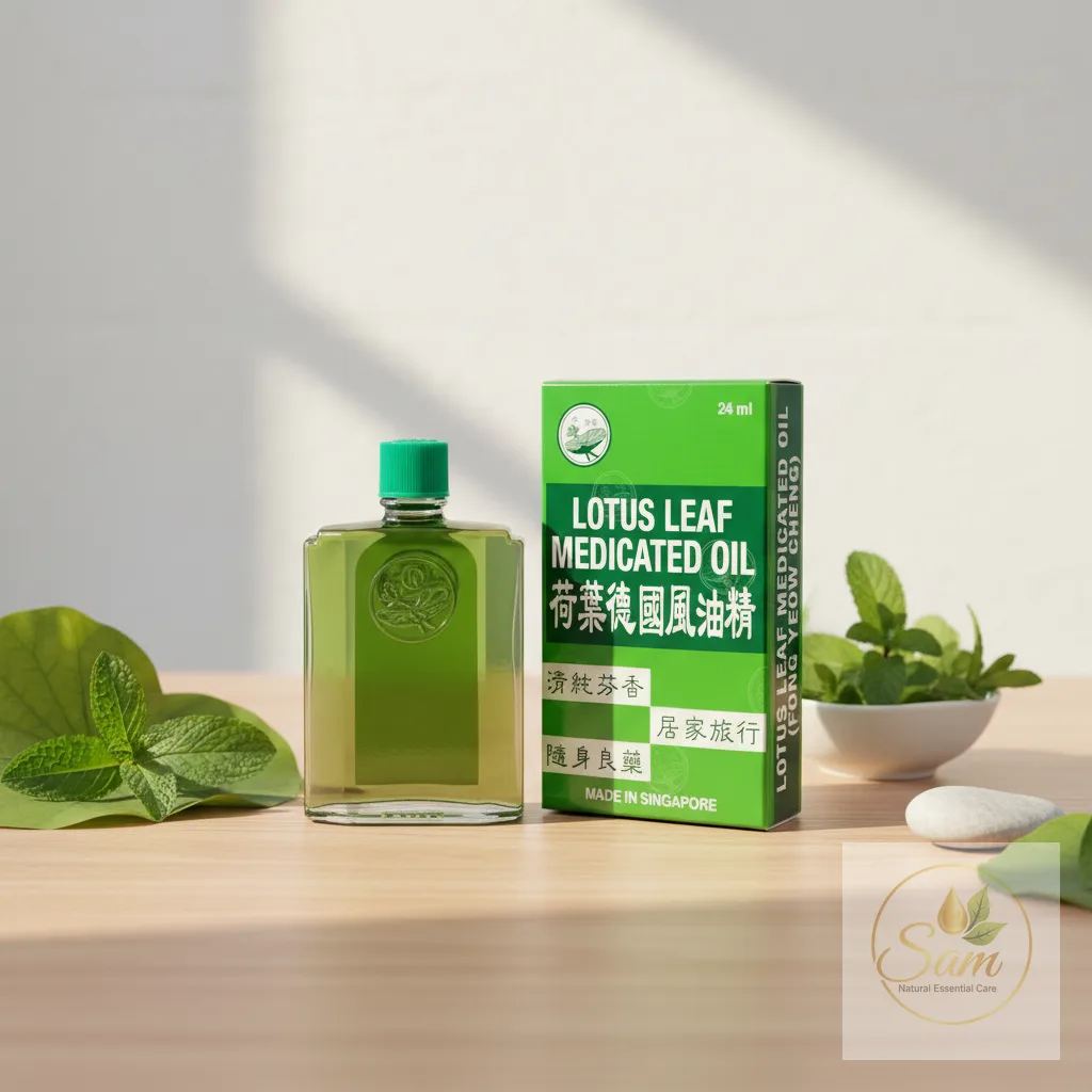 Dầu Lá Sen Singapore – Lotus Leaf Medicated Oil: Công Dụng, Thành Phần Và Cách Dùng
