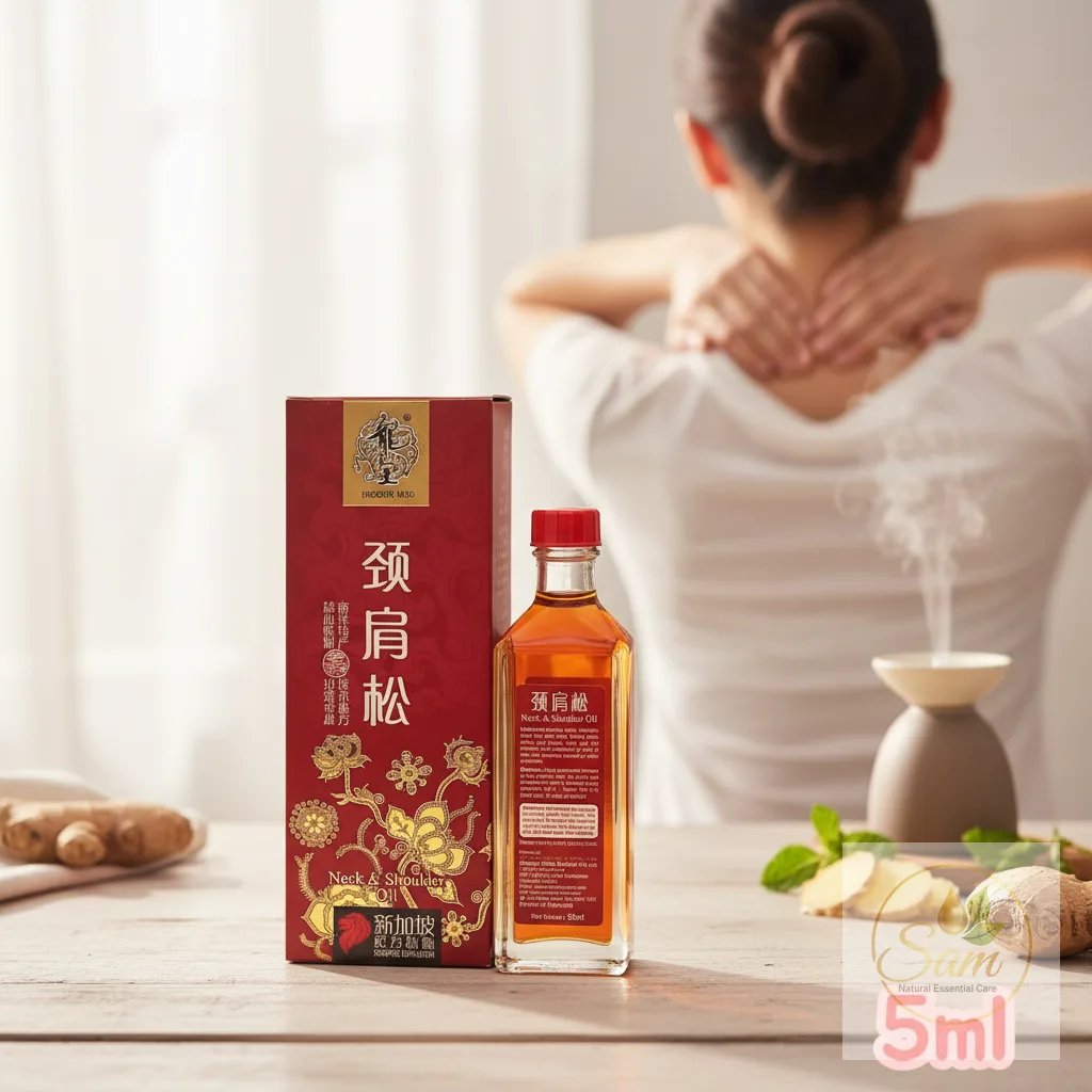Dragon King 50ml — Dầu thảo mộc Singapore cho cổ vai gáy đau mỏi