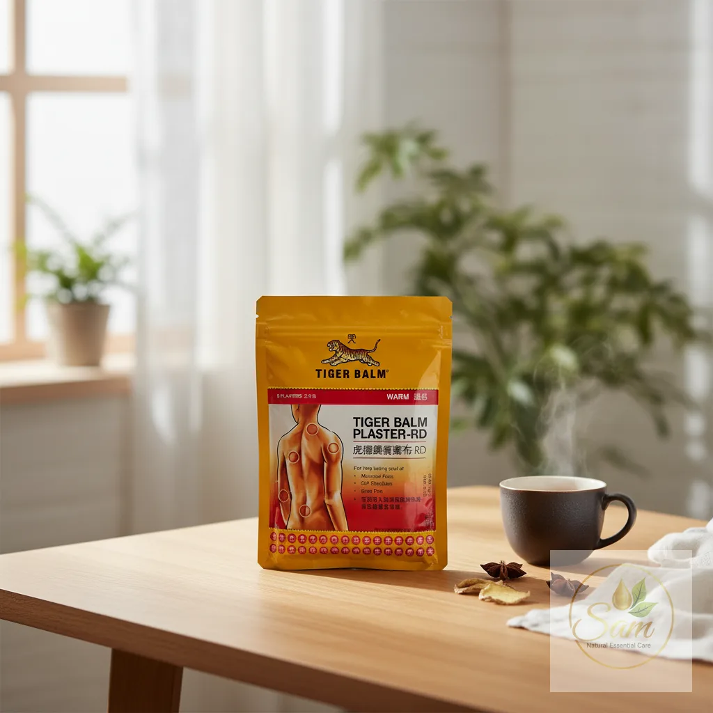 Miếng Dán Tiger Balm — Cao Dán Con Cọp Singapore Giảm Đau Vai Gáy, Đau Lưng Hiệu Quả