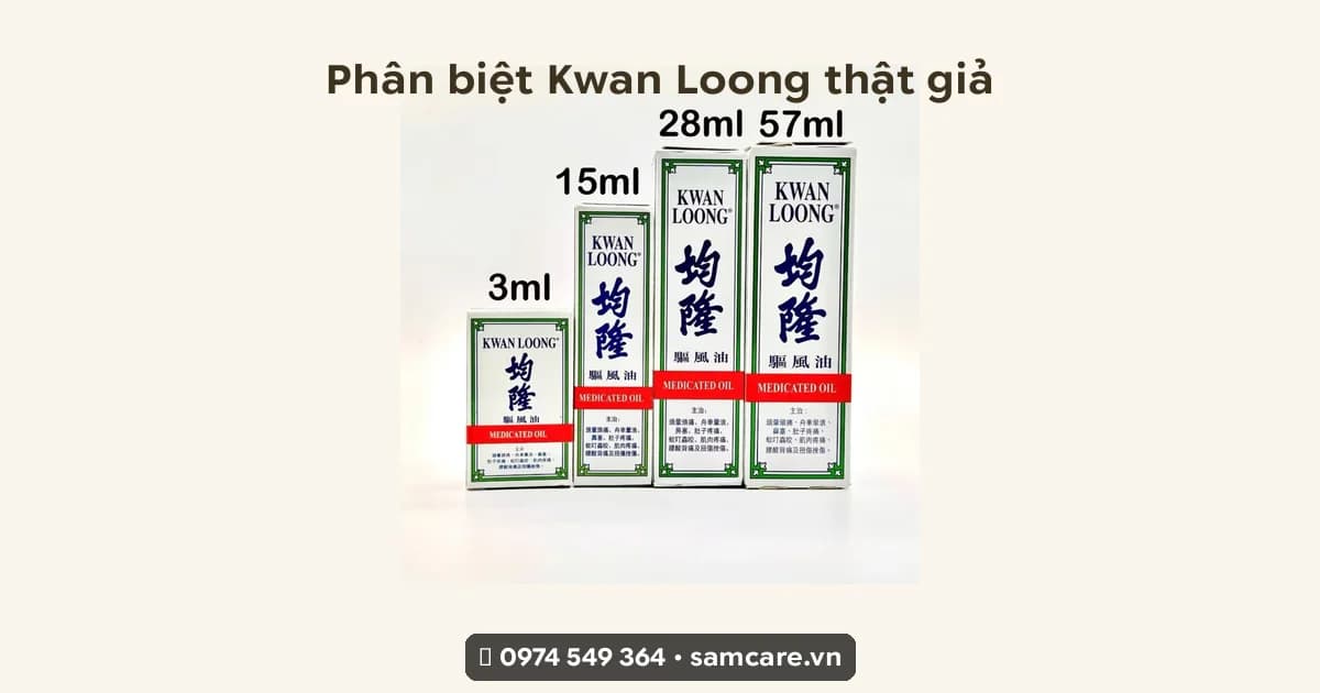 Phân biệt Kwan Loong thật giả: 5 dấu hiệu không thể nhầm lẫn