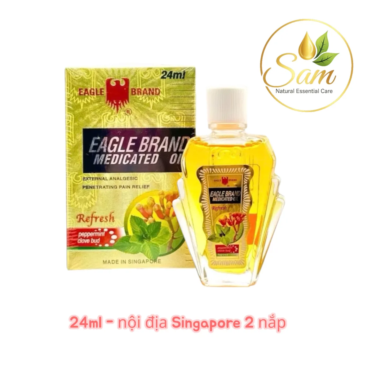 Dầu Gió Con Ó Vàng 3