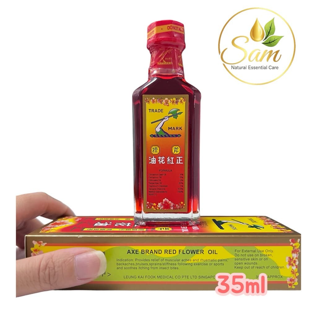Dầu gió Hoa Đỏ 35ml 2