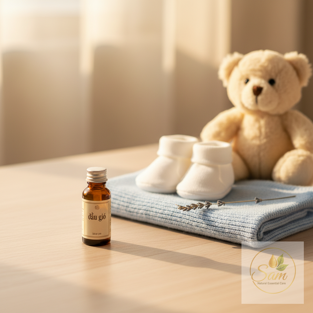 Cảnh báo dầu gió nguy hiểm cho bé sơ sinh