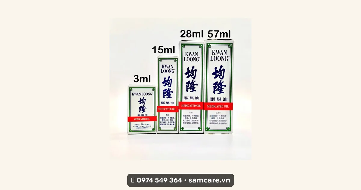 Dầu gió Kwan Loong Singapore